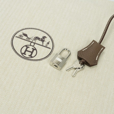 エルメス HERMES バーキン40 バーキン 40 バッグ トートバッグ トゴ エトゥープ Etoupe グレー Gray シルバー金具 ハンドバッグ
