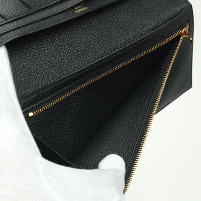エルメス HERMES ベアンスフレ ベアン スフレ 財布 長財布 ロングウォレット シェーブル ノワール Noir ブラック black 黒 ゴールド金具 シェブルミゾル
