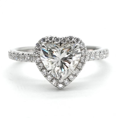 ティファニー TIFFANY&Co. ハートシェイプ エンゲージメント リング ハートシェイプ エンゲージメント リング ティファニー ソレスト リング 指輪 Pt950 シルバー ダイヤリング 婚約指輪 エンゲージリング プラチナ