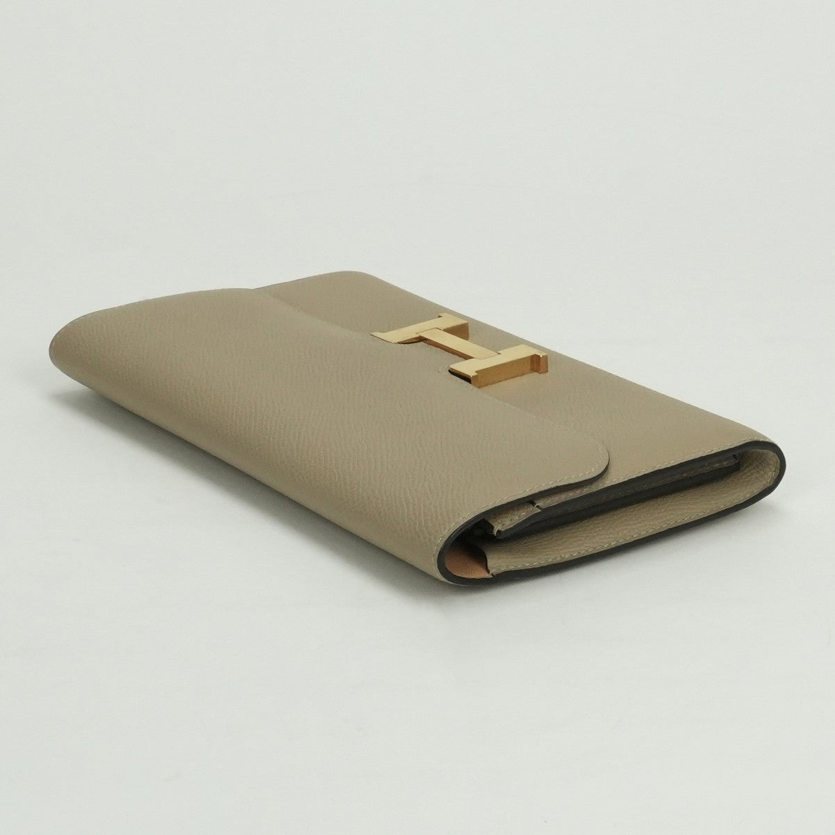 エルメス HERMES コンスタンスロング ヴェルソ コンスタンス ロング 財布 長財布 ロングウォレット エプソン トレンチ Trench ナチュラルサブレ Naturalsable ベージュ beige ゴールド金具 ヴォーエプソン バイカラー