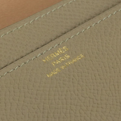 エルメス HERMES コンスタンスロング ヴェルソ コンスタンス ロング 財布 長財布 ロングウォレット エプソン トレンチ Trench ナチュラルサブレ Naturalsable ベージュ beige ゴールド金具 ヴォーエプソン バイカラー