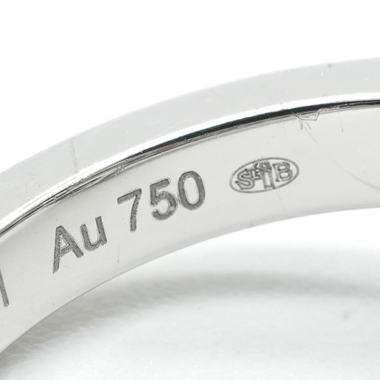 ブシュロン BOUCHERON ソリテール リング ソリテール リング ピヴォワンヌ リング 指輪 750WG シルバー ダイヤモンド リング 婚約指輪 プラチナ