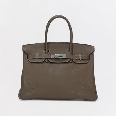 エルメス HERMES バーキン30 バーキン 30 バッグ トートバッグ トゴ エトゥープ Etoupe グレー Gray シルバー金具 ハンドバッグ