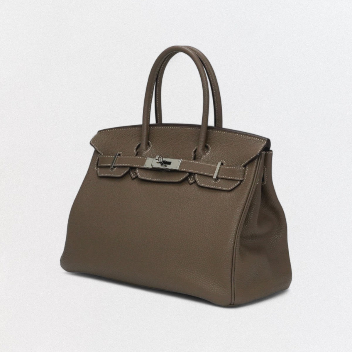 エルメス HERMES バーキン30 バーキン 30 バッグ トートバッグ トゴ エトゥープ Etoupe グレー Gray シルバー金具 ハンドバッグ