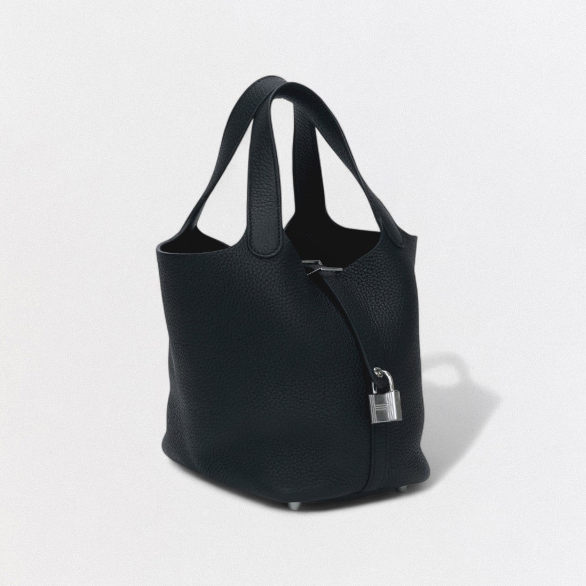 エルメス HERMES ピコタンロックPM ピコタンロック PM バッグ トートバッグ トリヨンクレマンス ノワール noir ブラック Black 黒 シルバー金具 ピコタン ハンドバッグ ピコタンロック18 ピコタン18