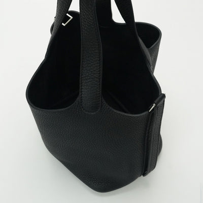 エルメス HERMES ピコタンロックPM ピコタンロック PM バッグ トートバッグ トリヨンクレマンス ノワール noir ブラック Black 黒 シルバー金具 ピコタン ハンドバッグ ピコタンロック18 ピコタン18