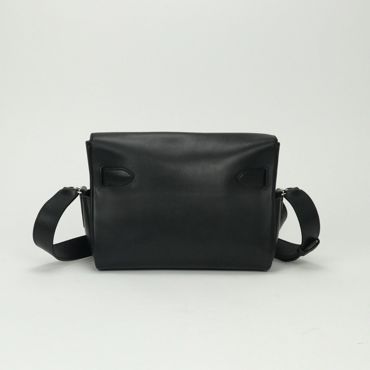 エルメス HERMES ケリーメッセンジャーPM ケリー メッセンジャー PM バッグ ショルダーバッグ エヴァーグレイン ノワール Noir ブラック Black 黒 シルバー金具 エバーグレイン