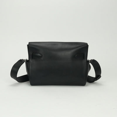 エルメス HERMES ケリーメッセンジャーPM ケリー メッセンジャー PM バッグ ショルダーバッグ エヴァーグレイン ノワール Noir ブラック Black 黒 シルバー金具 エバーグレイン