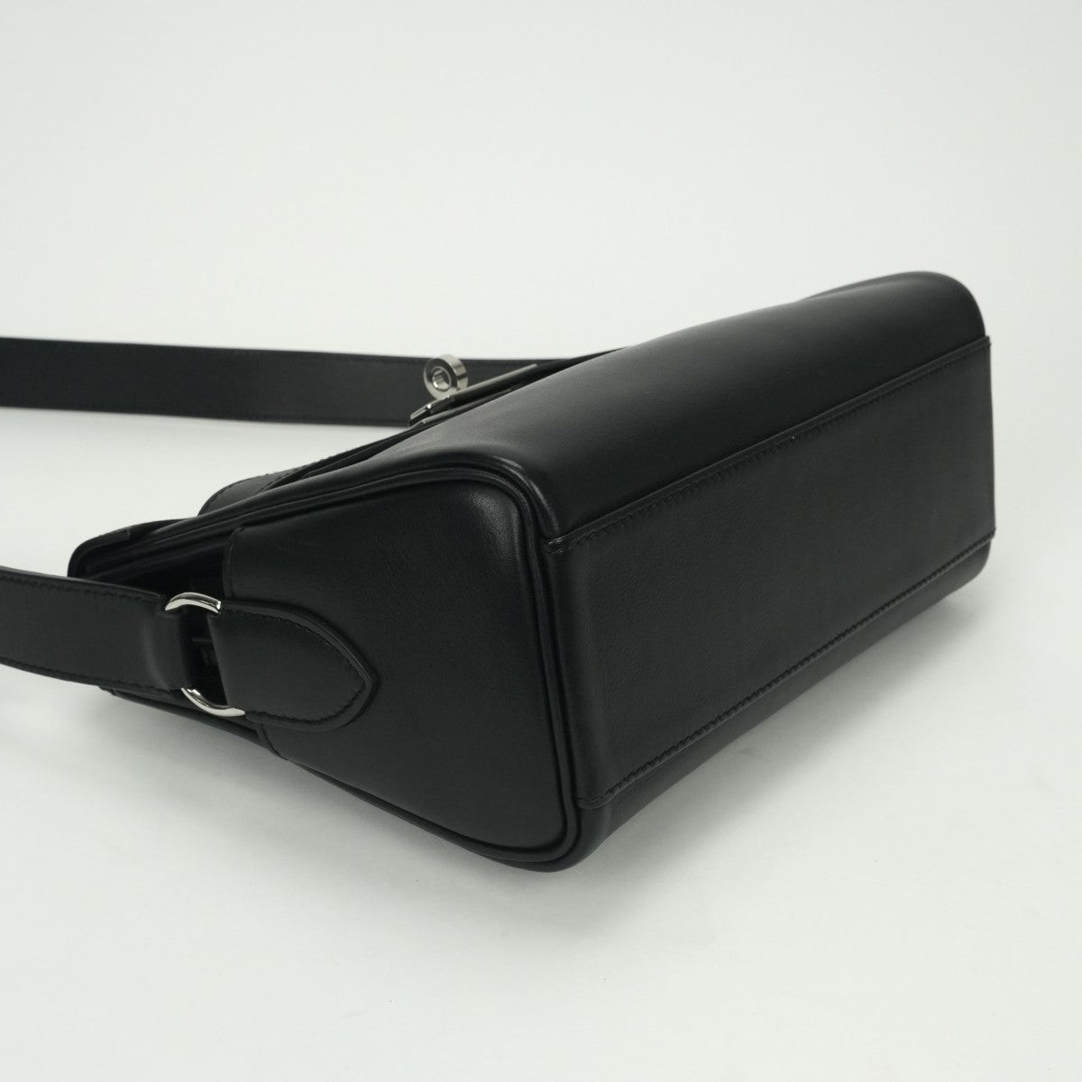 エルメス HERMES ケリーメッセンジャーPM ケリー メッセンジャー PM バッグ ショルダーバッグ エヴァーグレイン ノワール Noir ブラック Black 黒 シルバー金具 エバーグレイン