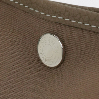 エルメス HERMES ガーデンパーティTPM ガーデンパーティ TPM ガーデンパーティ30 ガーデンパーティー バッグ トートバッグ ネゴンダ エトゥープ Etoupe グレー Gray シルバー金具 ハンドバッグ