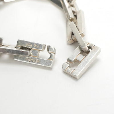 エルメス HERMES ヘラクレス ブレスレット バングル カフ 925 銀