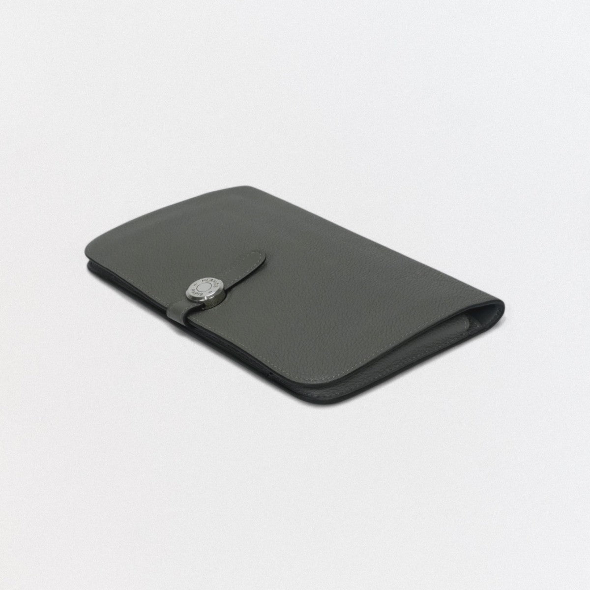 エルメス HERMES ドゴンGM ドゴン GM ドゴンデュオ 財布 長財布 ロングウォレット エバーカラー エタン Etain グレー Gray シルバー金具