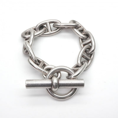 エルメス HERMES シェーヌダンクル ブレスレット バングル カフ 925 銀