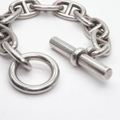 エルメス HERMES シェーヌダンクル ブレスレット バングル カフ 925 銀