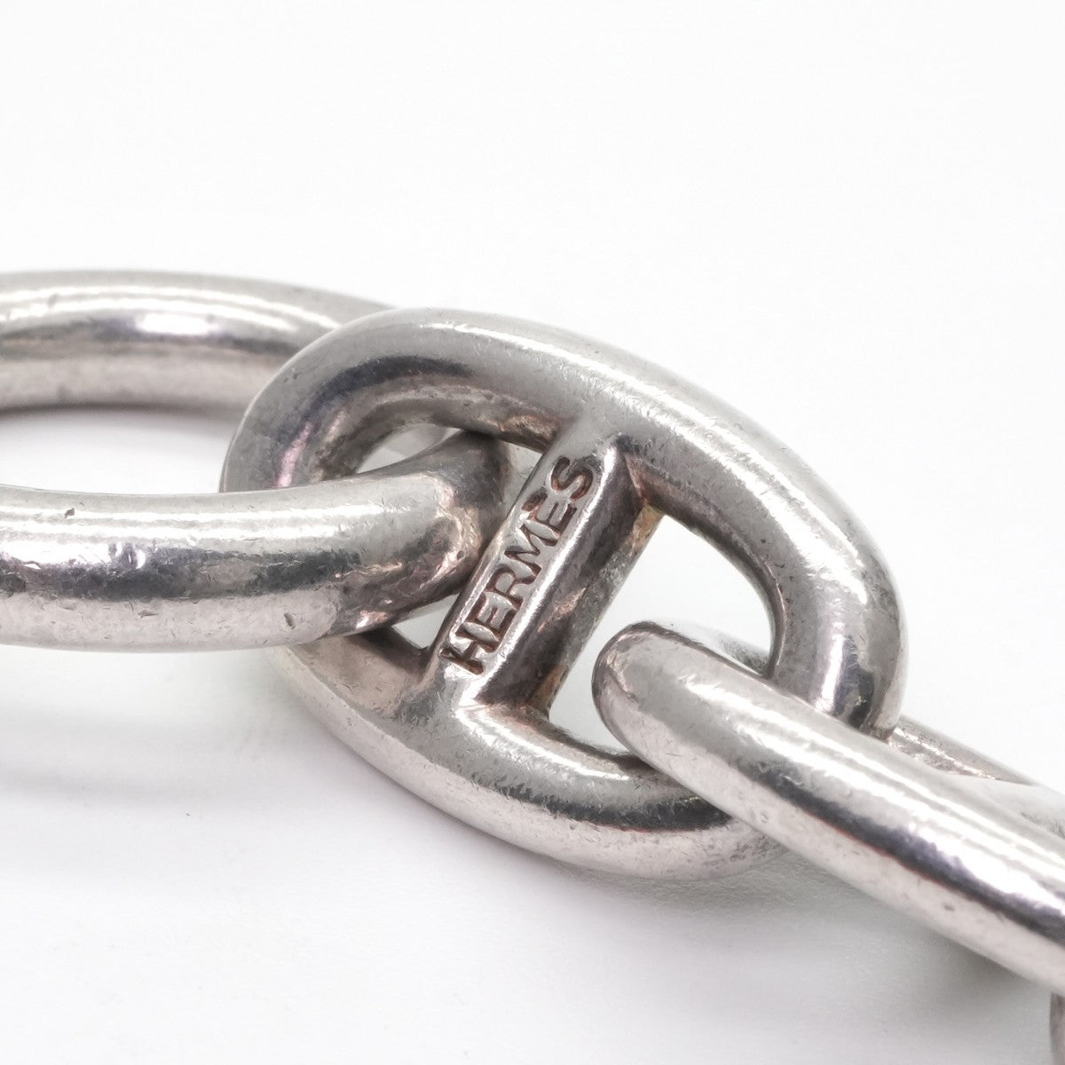 エルメス HERMES シェーヌダンクル ブレスレット バングル カフ 925 銀