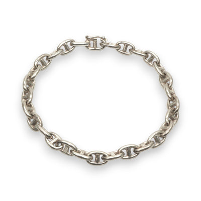 エルメス HERMES シェーヌダンクル ブレスレット バングル カフ 925 銀