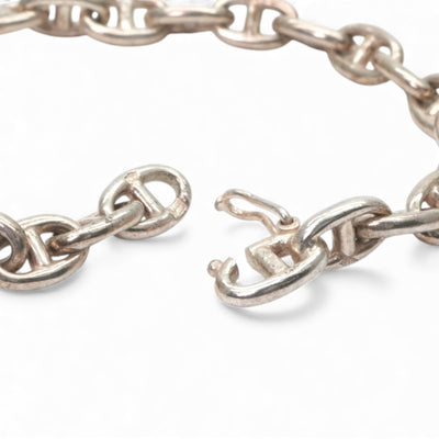 エルメス HERMES シェーヌダンクル ブレスレット バングル カフ 925 銀