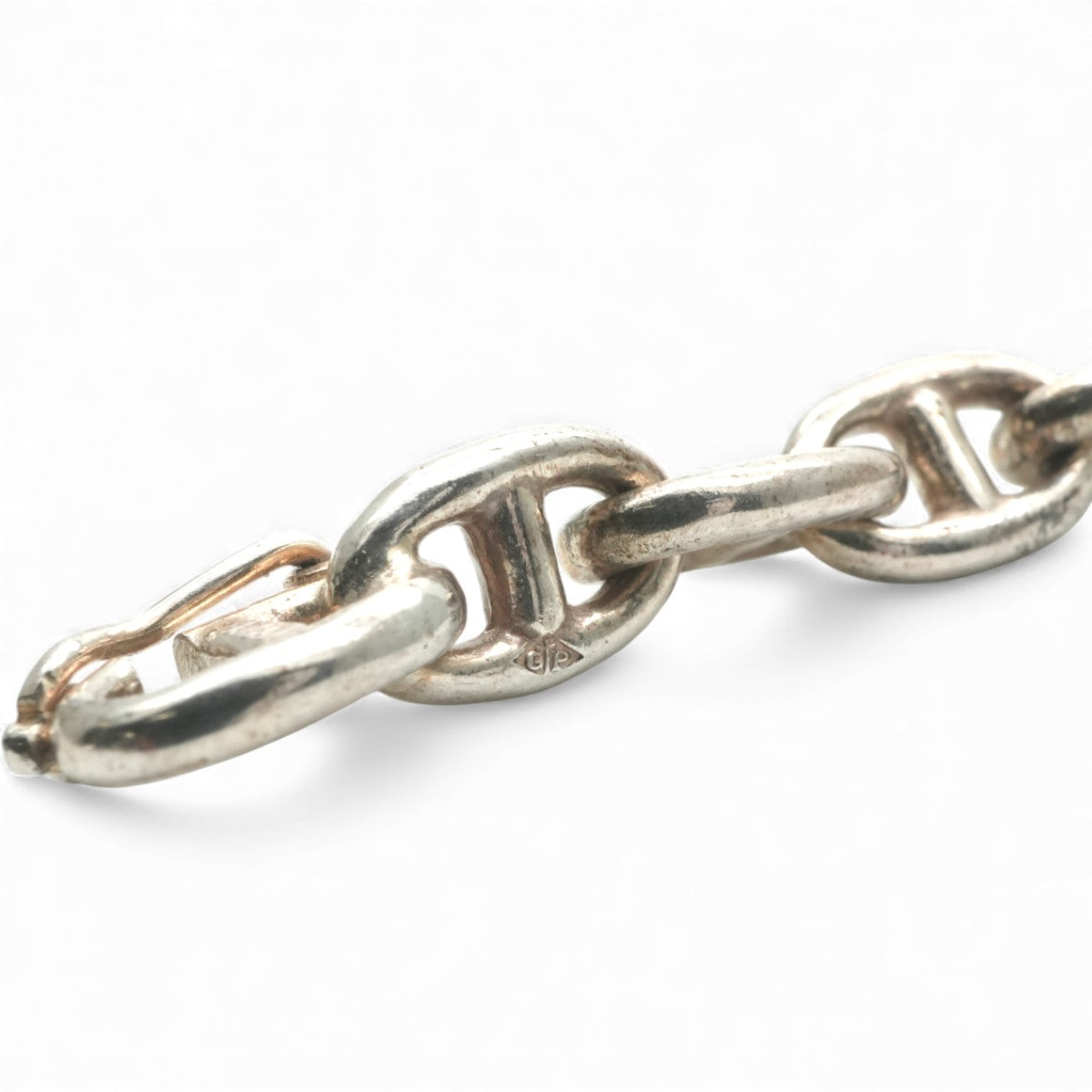 エルメス HERMES シェーヌダンクル ブレスレット バングル カフ 925 銀