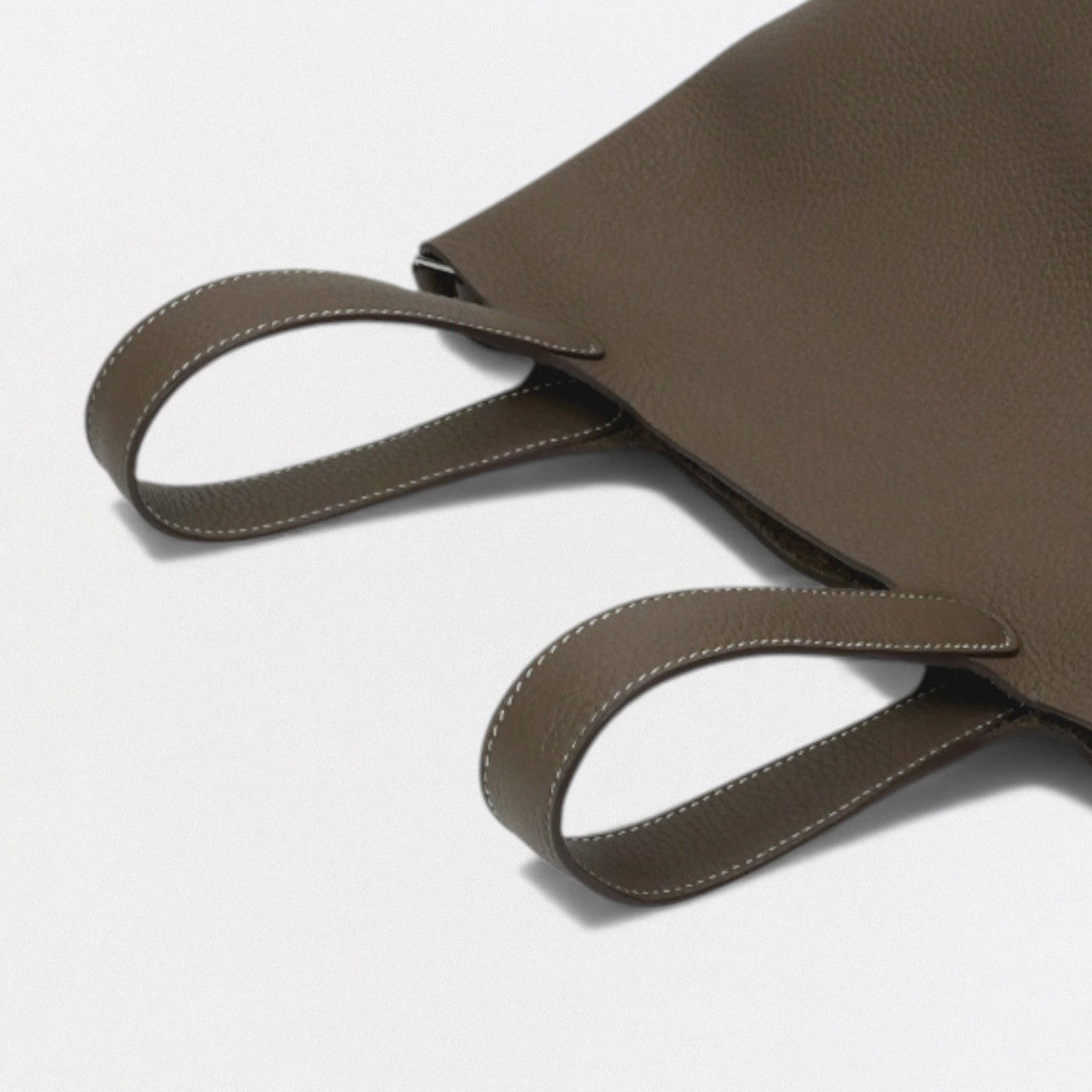 エルメス HERMES ピコタンロックPM ピコタンロック PM ピコタンロック18 バッグ トートバッグ トリヨンクレマンス エトゥープ Etoupe グレー Gray シルバー金具 ハンドバッグ