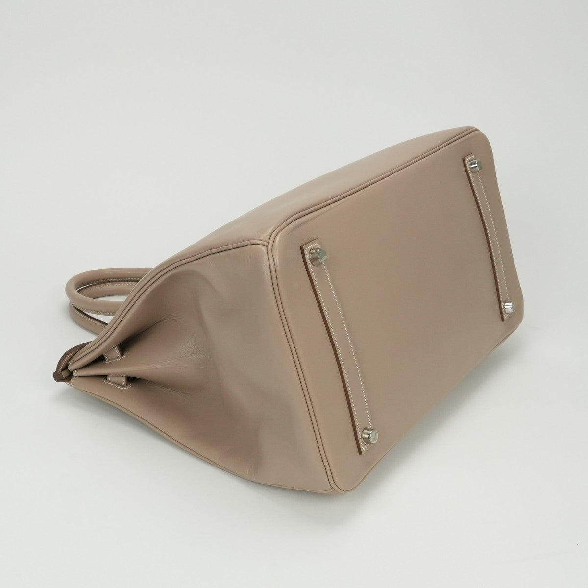 エルメス HERMES バーキン35 バーキン 35 バッグ トートバッグ タデラクト アルジル Argile ベージュ ギロッシュ金具 シルバー金具 ハンドバッグ ギローシュ金具