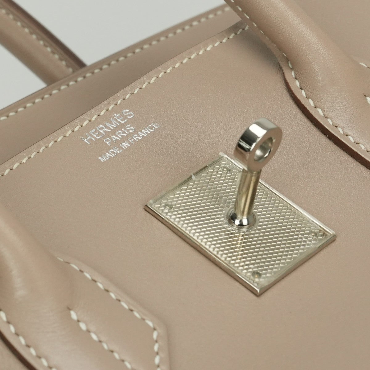 エルメス HERMES バーキン35 バーキン 35 バッグ トートバッグ タデラクト アルジル Argile ベージュ ギロッシュ金具 シルバー金具 ハンドバッグ ギローシュ金具