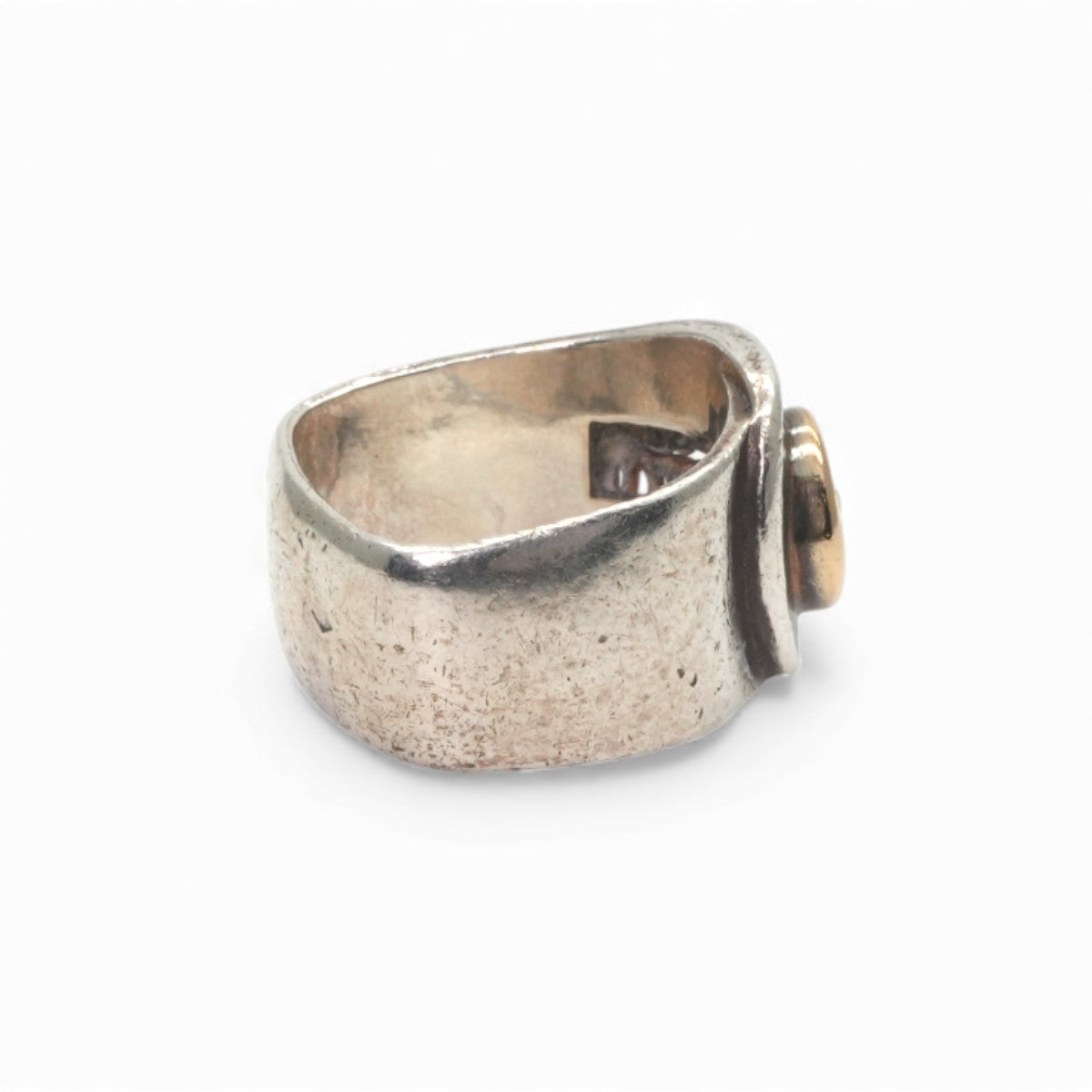 エルメス HERMES ブトニエール リング 指輪 750/925 ゴールド 銀