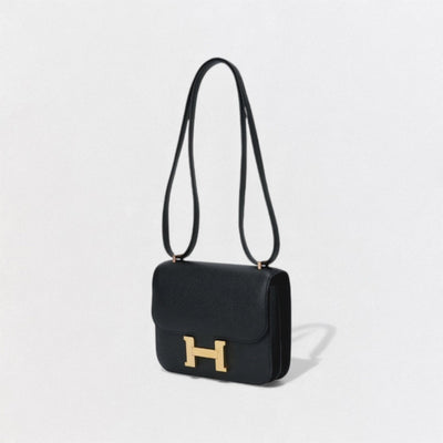 エルメス HERMES コンスタンス3 ミニ18 コンスタンス 3 ミニ18 バッグ ショルダーバッグ エプソン ノワール Noir ブラック Black 黒 ゴールド金具 コンスタンスミニ コンスタンス18 ヴォーエプソン