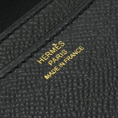 エルメス HERMES コンスタンス3 ミニ18 コンスタンス 3 ミニ18 バッグ ショルダーバッグ エプソン ノワール Noir ブラック Black 黒 ゴールド金具 コンスタンスミニ コンスタンス18 ヴォーエプソン