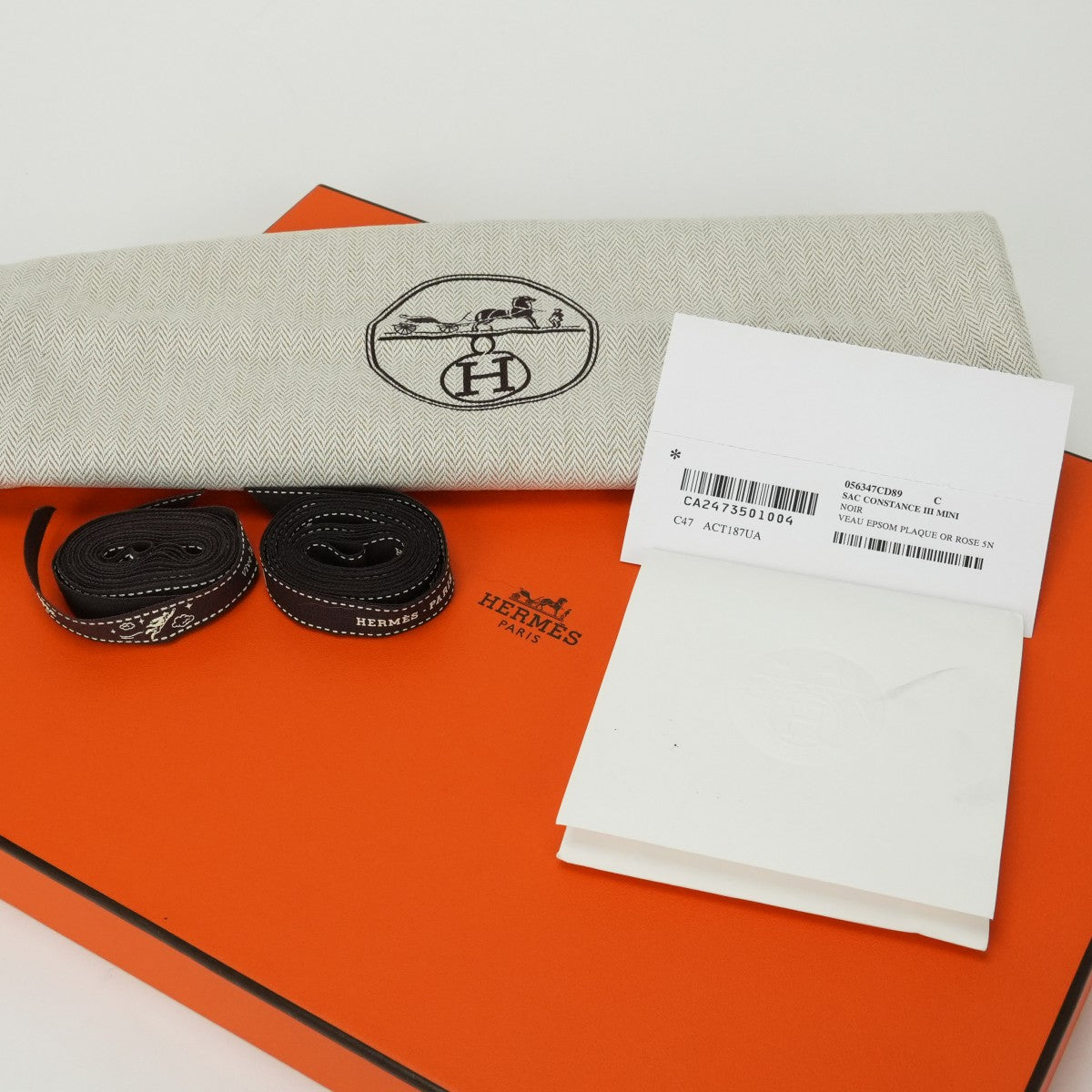 エルメス HERMES コンスタンス3 ミニ18 コンスタンス 3 ミニ18 バッグ ショルダーバッグ エプソン ノワール Noir ブラック Black 黒 ゴールド金具 コンスタンスミニ コンスタンス18 ヴォーエプソン