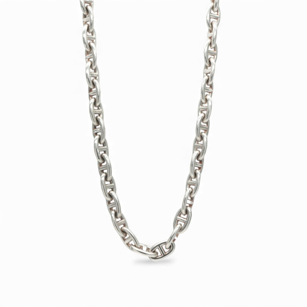 エルメス HERMES　シェーヌダンクル　シルバー　チョーカー　ネックレス 入手困難◇【HERMES】シェーヌダンクル シルバーネックレス (HERMES