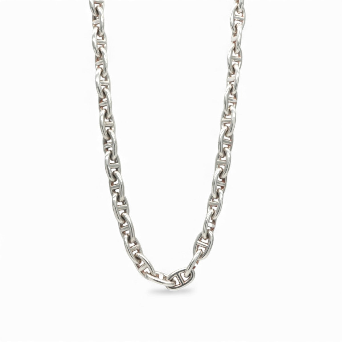 エルメス HERMES シェーヌダンクル ネックレス ペンダント チョーカー 925 銀