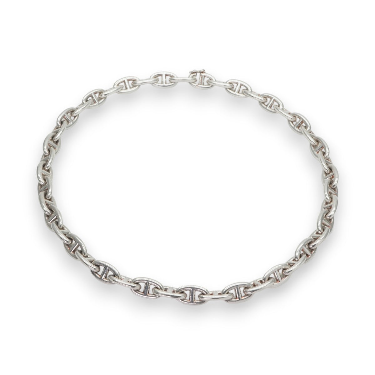 エルメス HERMES シェーヌダンクル ネックレス ペンダント チョーカー 925 銀