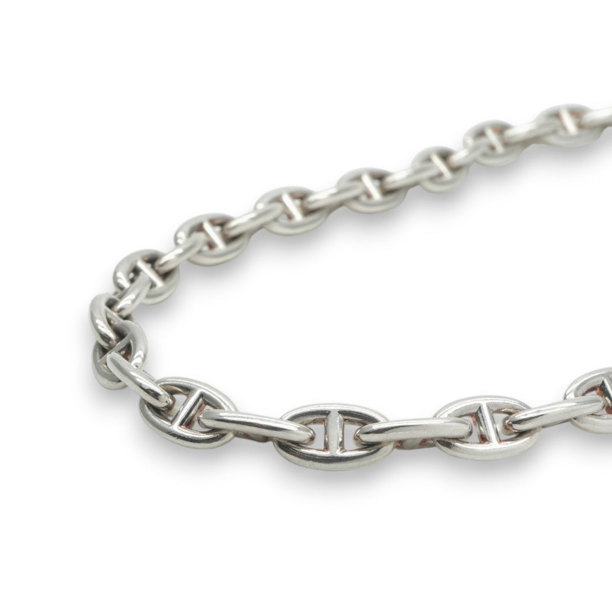 エルメス HERMES シェーヌダンクル ネックレス ペンダント チョーカー 925 銀