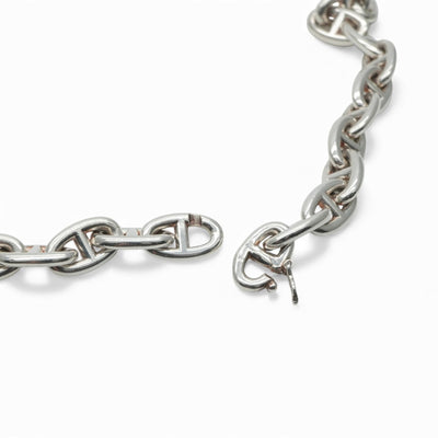 エルメス HERMES シェーヌダンクル ネックレス ペンダント チョーカー 925 銀