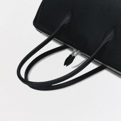 エルメス HERMES パリボンベイ40 パリボンベイ 40 バッグ トートバッグ ヴァシュリエジェ ノワール noir ブラック Black 黒 シルバー ハンドバッグ