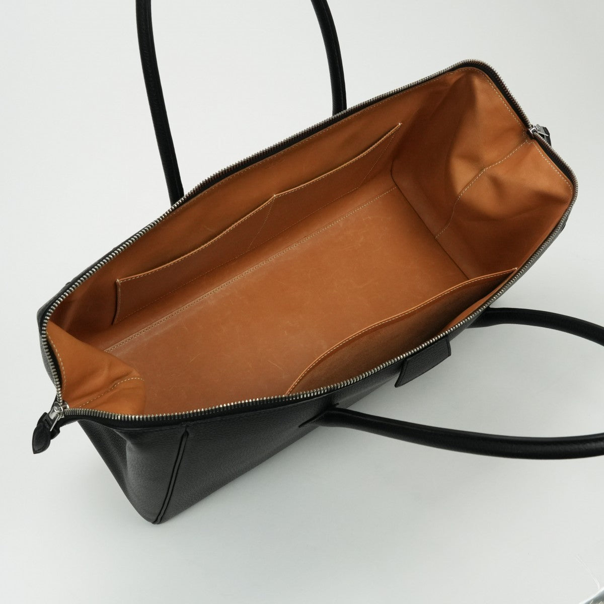 エルメス HERMES パリボンベイ40 パリボンベイ 40 バッグ トートバッグ ヴァシュリエジェ ノワール noir ブラック Black 黒 シルバー ハンドバッグ