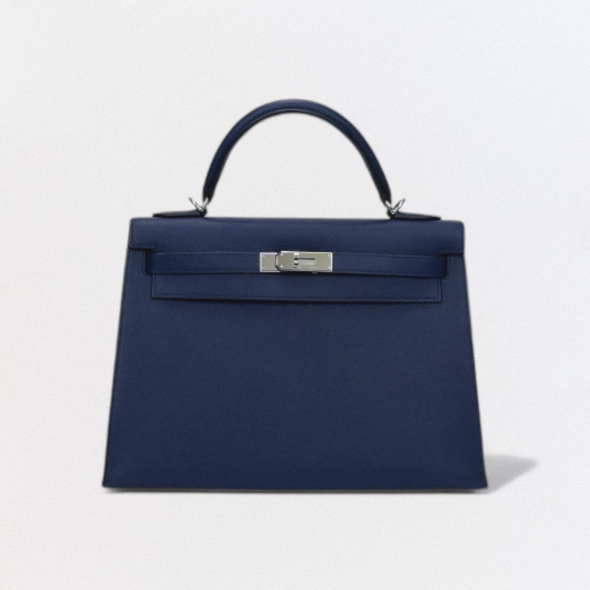 エルメス HERMES ケリー32 ケリー 32 バッグ トートバッグ ショルダーバッグ エプソン ブルーサフィール bluesaphir ブルー Blue 青 シルバー金具 ハンドバッグ ヴォーエプソン 新型 V字金具