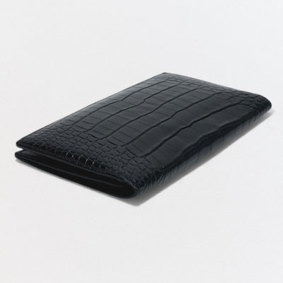 HERMES HERMES MC2 Fleming MC2 Fleming 钱包 长款钱包 长款钱包 鳄鱼皮 黑色 黑色 黑色 异域风情