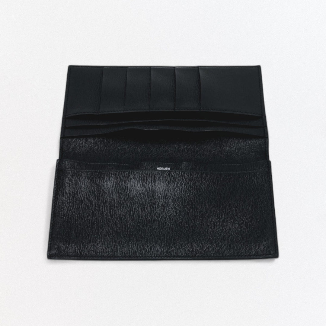 HERMES ブラック 長財布 エルメス HERMES MC2 フレミング MC2フレミング 財布 長財布 ロング