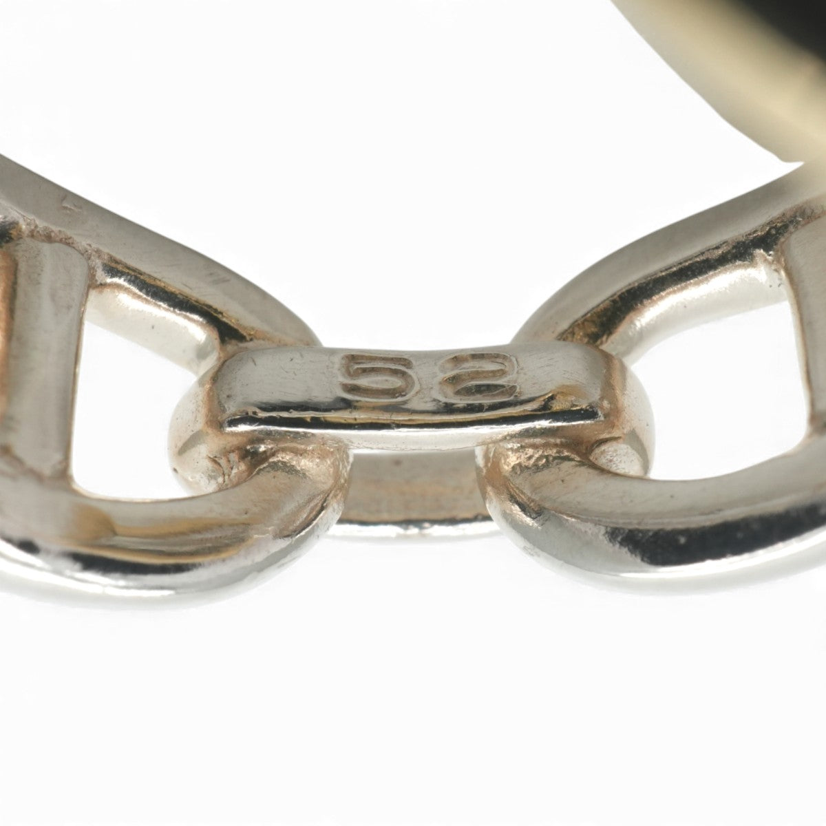 エルメス HERMES アンシェネ リング 指輪 750/925 シルバー 金