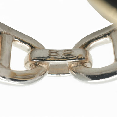 エルメス HERMES アンシェネ リング 指輪 750/925 シルバー 金