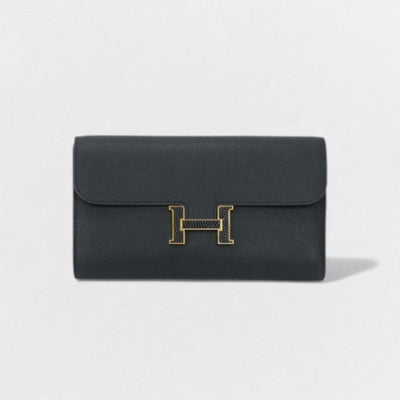エルメス HERMES コンスタンスロングトゥーゴー コンスタンスロング トゥーゴー 財布 長財布 ロングウォレット エプソン ノワール Noir ブラック Black 黒 リザード ゴールド金具 ヴォーエプソン エキゾチック