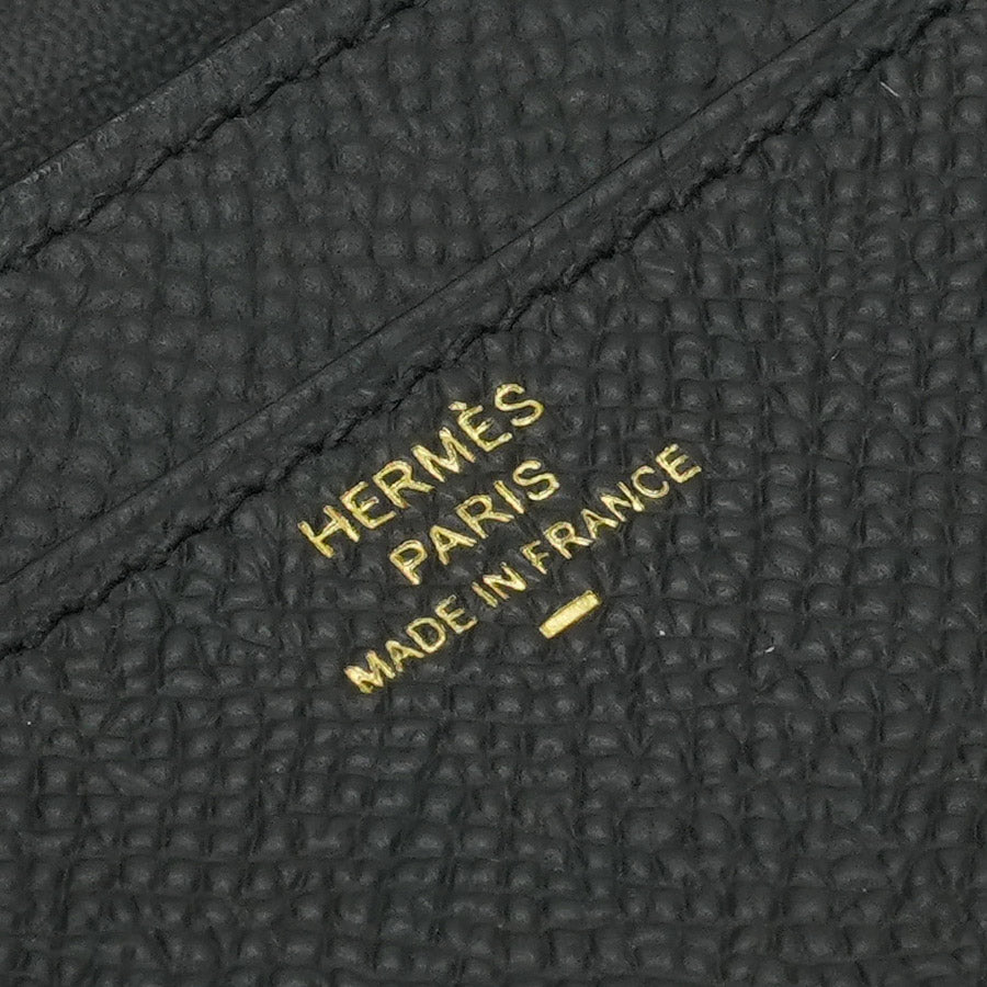 エルメス HERMES コンスタンスロングトゥーゴー コンスタンスロング トゥーゴー 財布 長財布 ロングウォレット エプソン ノワール Noir ブラック Black 黒 リザード ゴールド金具 ヴォーエプソン エキゾチック
