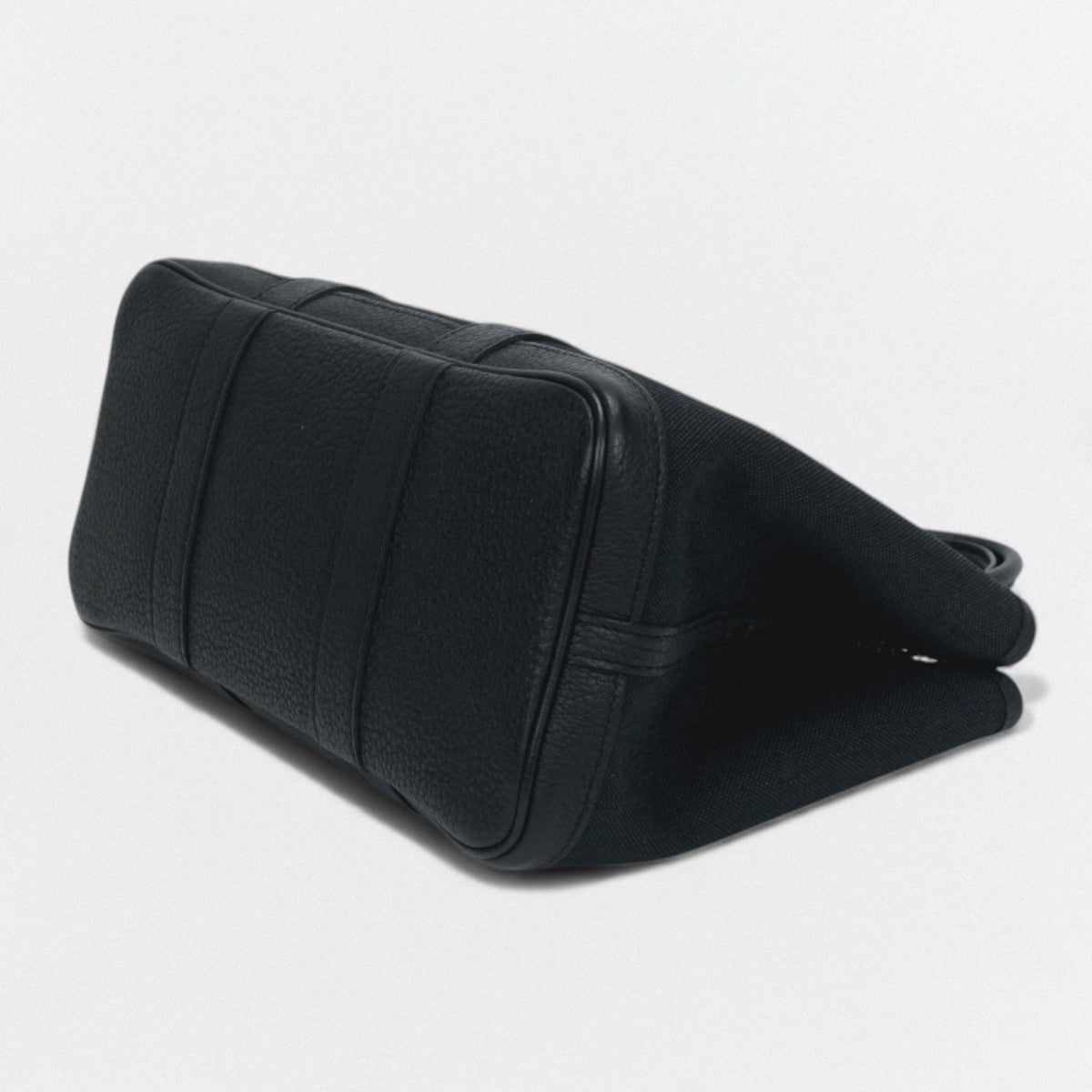 HERMES 爱马仕 Garden party TPM Garden party TPM Garden party 30 Garden party 包袋 托特包 Toile Military Negonda Noir 黑色 银色五金 手提包