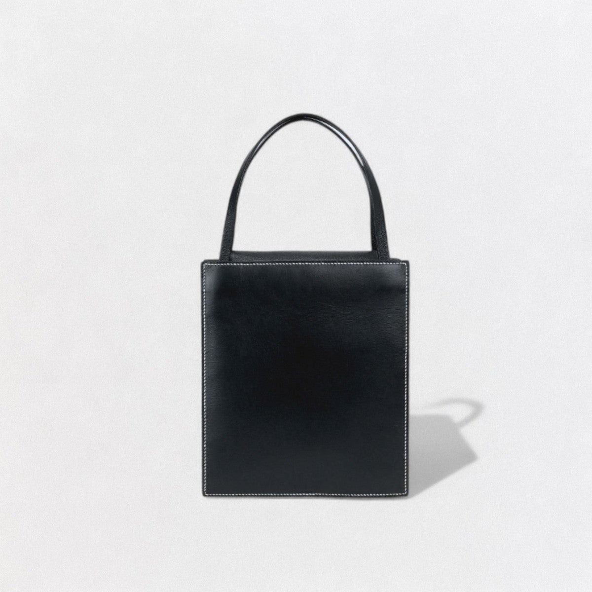 エルメス HERMES ルーシーPM ルーシー PM バッグ トートバッグ ボックスカーフ シェーブル ノワール Noir ブラック Black 黒 ハンドバッグ シェブルミゾル