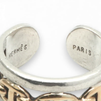 エルメス HERMES アンシェネ リング 指輪 シルバー 金