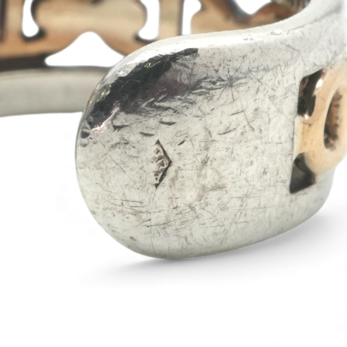 エルメス HERMES アンシェネ リング 指輪 シルバー 金