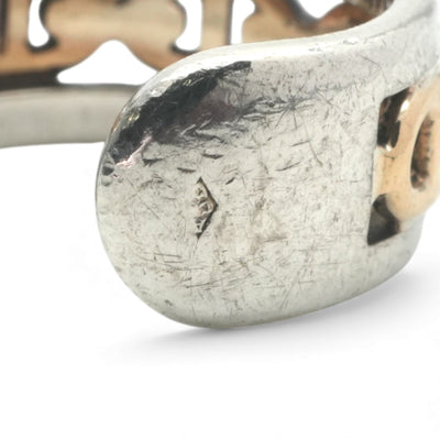 エルメス HERMES アンシェネ リング 指輪 シルバー 金