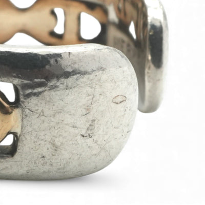 エルメス HERMES アンシェネ リング 指輪 シルバー 金