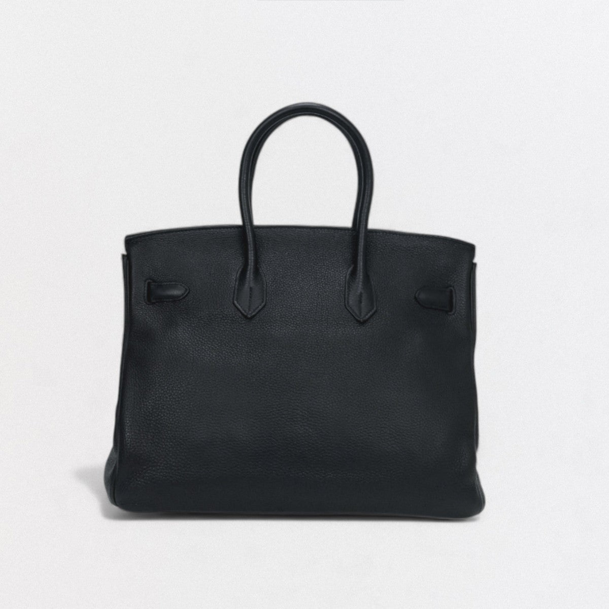 HERMES 헤르메스 Birkin 35 Birkin 35 백 토트백 토고 느와르 블랙 블랙 실버 하드웨어 핸드백